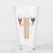 Angler's Tales Pint Glass beroemd gemaakt door Lar Glas (Achterkant)