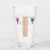 Angler's Tales Pint Glass - Verhalen van vissers Glas (Achterkant)