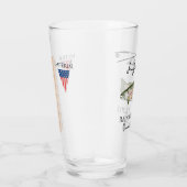 Angler's Tales Pint Glass - Verhalen van vissers Glas (Rechts)