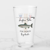 Angler's Tales, Pint Glaswerk, PNK ZALM Glas (Voorkant)
