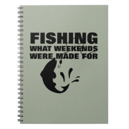 Anglers Viste Thmed Funny Slogan Notitieboek