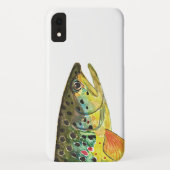 Angler's Vliegen op bruine forel Case-Mate iPhone Case (Achterkant)