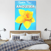 Anglesea vintage reisposter cartoon canvas afdruk (Insitu (Slaapkamer))