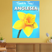Anglesea vintage reisposter cartoon canvas afdruk (Insitu (Woonkamer))