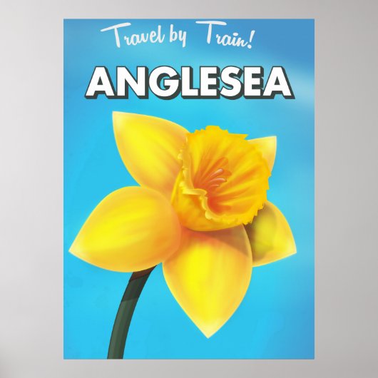Anglesea Vintage reisreis poster cartoon (Voorkant)