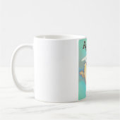 Anglesea, vintage stijl reisposter koffiemok (Links)