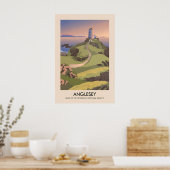 Anglesey AONB Reisposter Poster (Keuken)