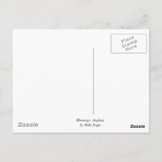 Anglesey Briefkaart (Achterkant)