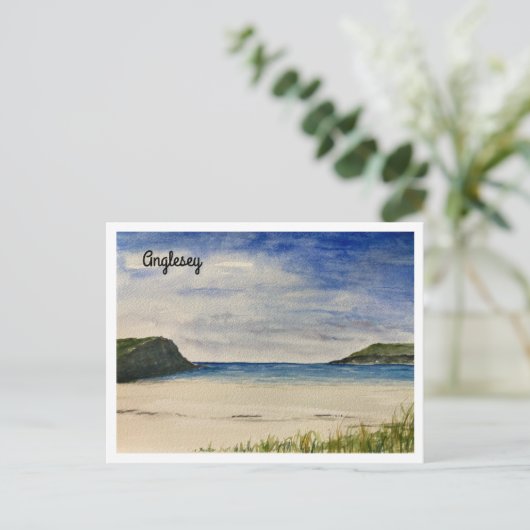 Anglesey Cable Bay Briefkaart (Staand voorkant)