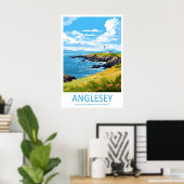Anglesey Reisprint Muur Kunst Anglesey Muur Poster (Thuiskantoor)