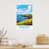 Anglesey Reisprint Muur Kunst Anglesey Muur Poster (Keuken)