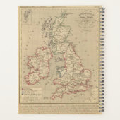 Angleterre, Ecosse, Irlande et Man 1100 a 1280 Planner (Achterkant)