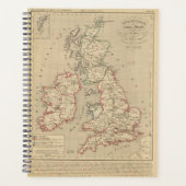 Angleterre, Ecosse, Irlande et Man 1100 a 1280 Planner (Voorkant)