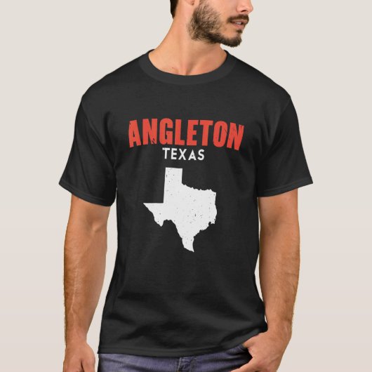 Angleton Texas USA State America Travel Texas T-shirt (Voorkant)