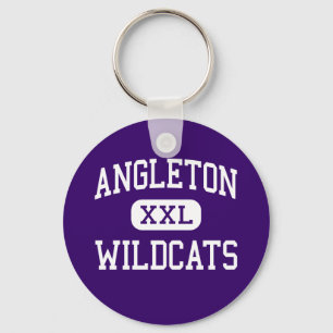 Angleton - Wildcats - High School - Angleton Texas Sleutelhanger