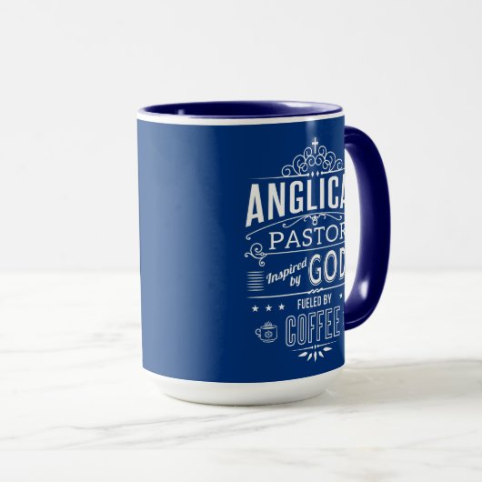 Anglicaanse dominee, geïnspireerd door God en Koff Mok (Voorkant rechts)