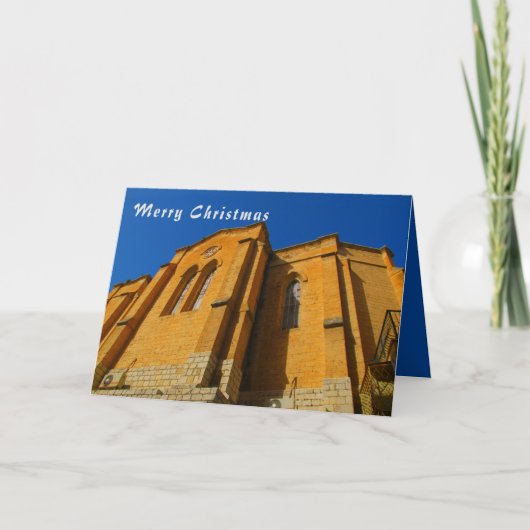 Anglicaanse kerstKaart Nazareth Feestdagen Kaart (Voorkant)
