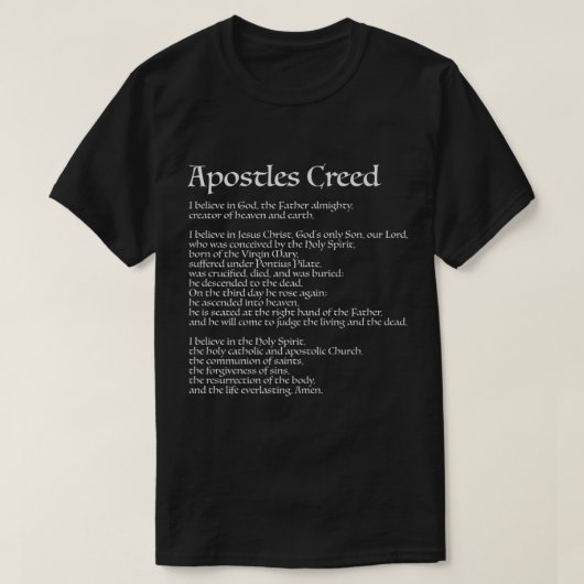 Anglicaanse Shirten apostelen Christelijke dief T-shirt (Design voorkant)