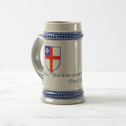 Anglican Beer Stein Bierpul (Voorkant links)