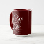 Anglican Deacon, aangedreven door God en koffie Mok (Voorkant links)