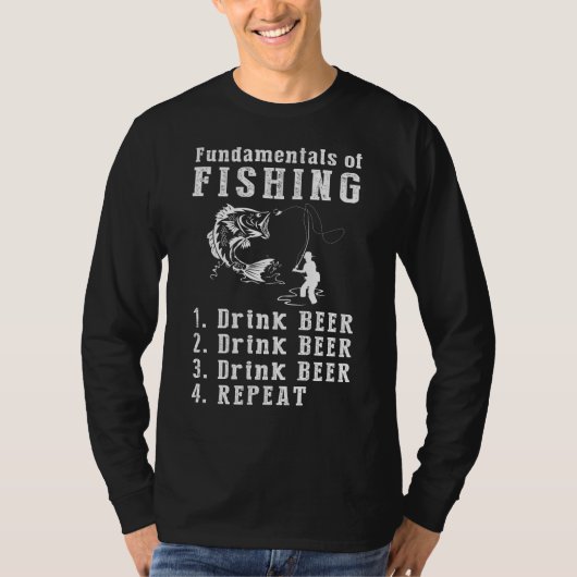 Angling & Ale: Reeling in Laughter T-shirt (Voorkant)