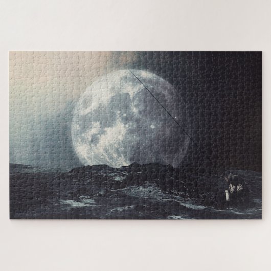 Angling voor de maan legpuzzel (Horizontaal)