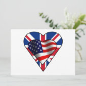 Anglo-Amerikaanse uitnodiging (Staand voorkant)