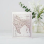 Anglo-Indiaas Rijk Briefkaart (Staand voorkant)