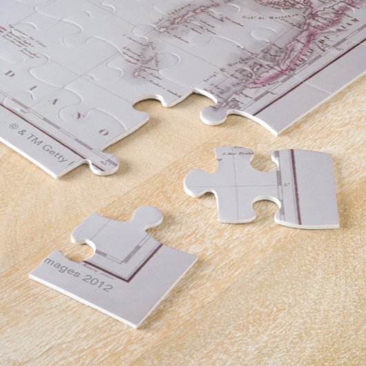 Anglo-Indiaas Rijk Legpuzzel (Zijkant)