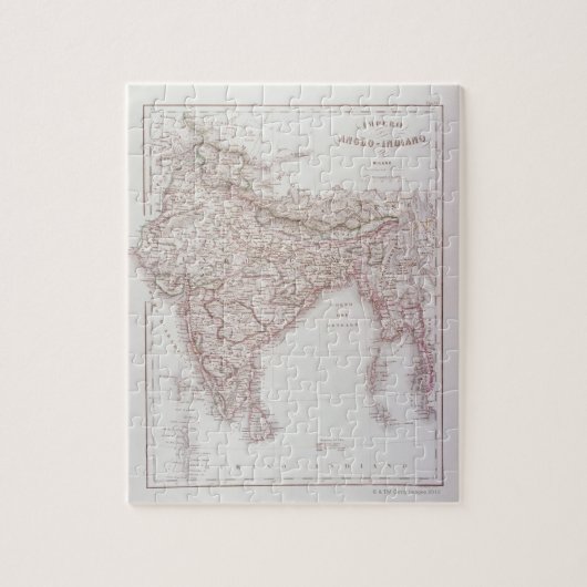 Anglo-Indiaas Rijk Legpuzzel (Verticaal)