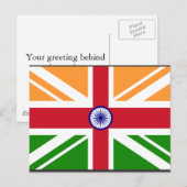 Anglo Indian Indentity, India Briefkaart (Voorkant / Achterkant)
