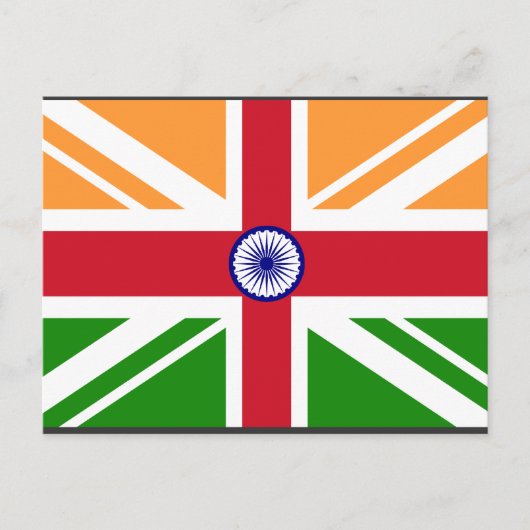 Anglo Indian Indentity, India Briefkaart (Voorkant)