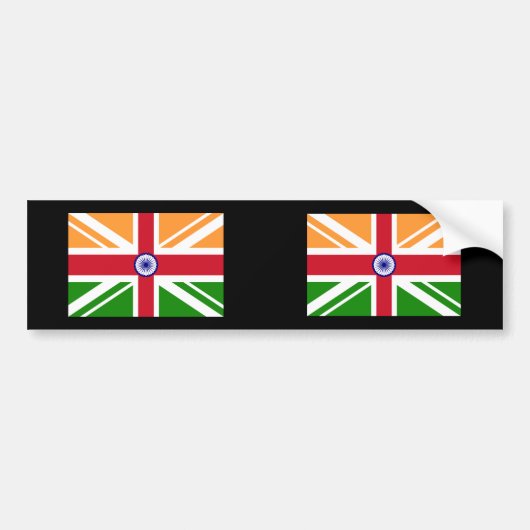 Anglo Indian Indentity, India Bumpersticker (Voorkant)
