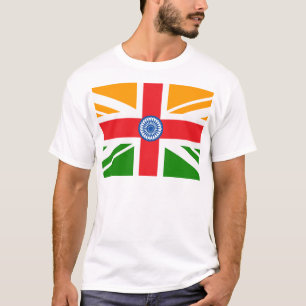Anglo Indische vlag T-shirt