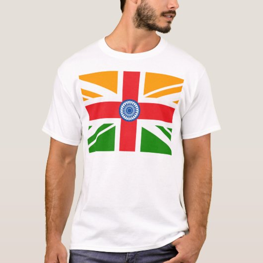 Anglo Indische vlag T-shirt (Voorkant)