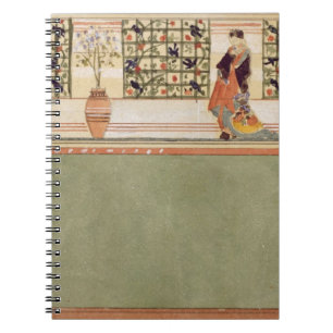 Anglo-Japans wandontwerp, c.1860 (w/c & potlood o) Notitieboek