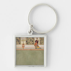 Anglo-Japans wandontwerp, c.1860 (w/c & potlood o) Sleutelhanger