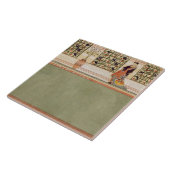 Anglo-Japans wandontwerp, c.1860 (w/c & potlood o) Tegeltje (Zijkant)