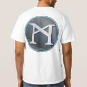 Anglo-Saksische Futhorc (Wigstan zwarte tekst) T-shirt (Achterkant)