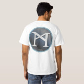 Anglo-Saksische Futhorc (Wigstan zwarte tekst) T-shirt (Achterkant volledig)
