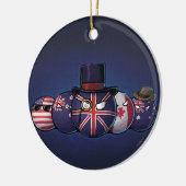 Anglo-Saxon Countryballen Keramisch Ornament (Links)