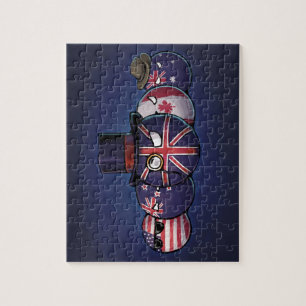 Anglo-Saxon Countryballen Legpuzzel