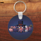 Anglo-Saxon Countryballs Sleutelhanger (Voorkant)