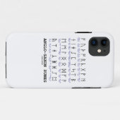 Anglo-Saxon draait (Linguistics Cryptography) Case-Mate iPhone Case (Achterkant (horizontaal))