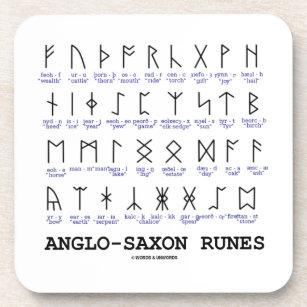 Anglo-Saxon draait (Linguistics Cryptography) Drankjes Onderzetter