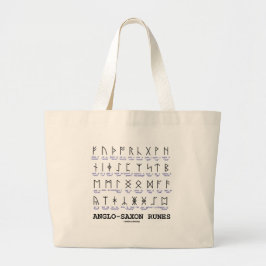 Anglo-Saxon draait (Linguistics Cryptography) Grote Tote Bag