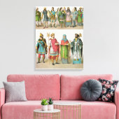 Anglo-Saxon Dress Canvas Afdruk (Insitu (Woonkamer))