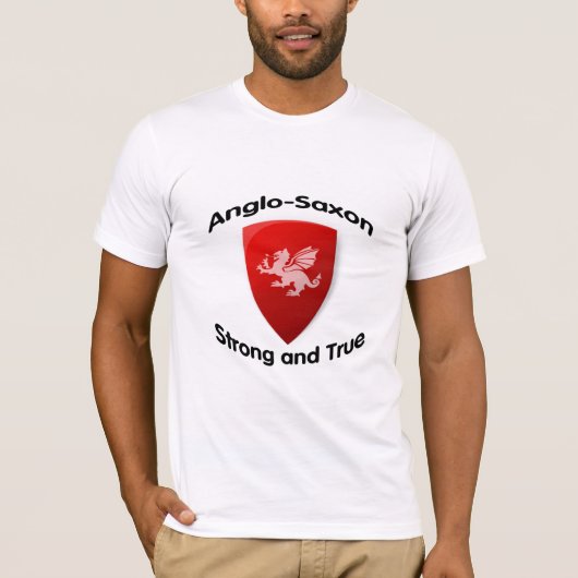 ANGLO SAXON sterk en waar T-shirt (Voorkant)