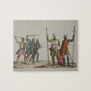 Anglo-Saxon Warriors, bord 14 uit 'The History o Legpuzzel