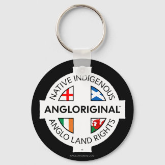 Angloriginal™ 4 Naties Landrechten Metalen Sleutel Sleutelhanger